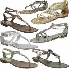 Tipos de sapatos do verão